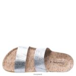 Sandals UK BEARPAW Women Lilo Silver 44J6502 - Image 5