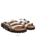 Sandals UK BEARPAW Women Mercedes Silver 44J6453 - Image 8