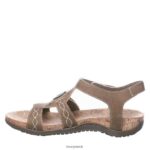 Sandals UK BEARPAW Women Ridley Wide Brown 44J6406 - Image 2
