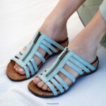 Sandals UK BEARPAW Women Sabrina Light Blue 44J6400 - Image 9