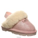 Slippers UK BEARPAW Kids Loki Toddler Pink Glitter 44J6612