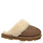 Slippers UK BEARPAW Kids Loki Youth Hickory Caviar 44J6614 - Image 3