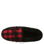 Slippers UK BEARPAW Men Moc II Black Multi Knit 44J6542 - Image 5