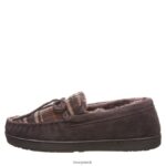 Slippers UK BEARPAW Men Moc II Chocolate Multi Knit 44J6541 - Image 2