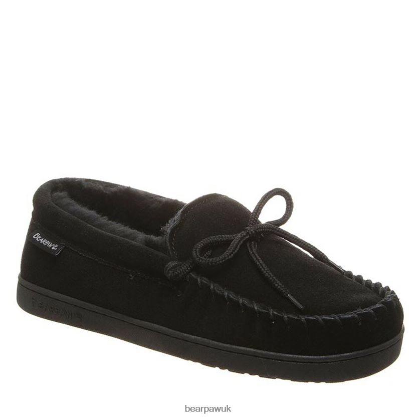 slippers_uk_bearpaw_men_moc_ii_wide_black_44j6527.jpg Slippers UK BEARPAW Men Moc II Wide Black 44J6527 - Image 1