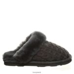 Slippers UK BEARPAW Women Effie Charcoal 44J6292 - Image 3