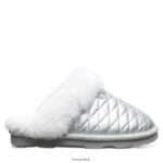 Slippers UK BEARPAW Women Effie Silver 44J6303 - Image 3