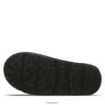 Slippers UK BEARPAW Women Loki Black/Leopard Fur 44J6304 - Image 4
