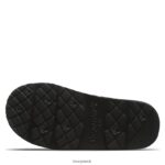 Slippers UK BEARPAW Women Loki Exotic Black Cow Print 44J6293 - Image 4