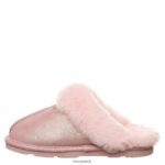 Slippers UK BEARPAW Women Loki Exotic Pink Glitter 44J6315 - Image 2