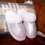 Slippers UK BEARPAW Women Loki Exotic Pink Glitter 44J6315 - Image 7