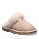 Slippers UK BEARPAW Women Loki Exotic Pink Leopard Glitter 44J6267