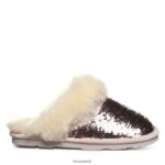 Slippers UK BEARPAW Women Loki Exotic Pink Sequin 44J6313 - Image 3