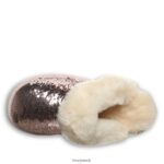 Slippers UK BEARPAW Women Loki Exotic Pink Sequin 44J6313 - Image 5
