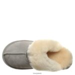 Slippers UK BEARPAW Women Loki Gray Fog 44J6270 - Image 5