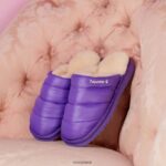 Slippers UK BEARPAW Women Puffy Slipper Purple 44J6317 - Image 5