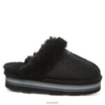 Slippers UK BEARPAW Women Retro Loki Black Caviar 44J6320 - Image 3