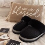 Slippers UK BEARPAW Women Retro Loki Black Caviar 44J6320 - Image 8